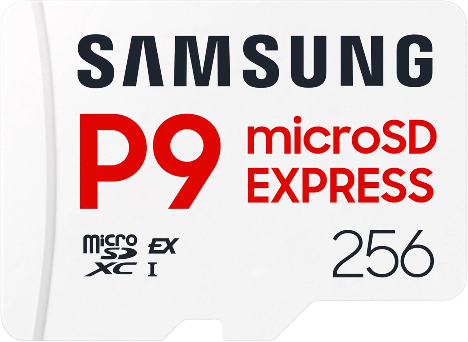Samsung P9 Express microSD Express Card, 256GB microSDXC Memory Card, Up to 800 MB/s, for Nintendo-Switch ™ 2, (MB MK256T/AM)