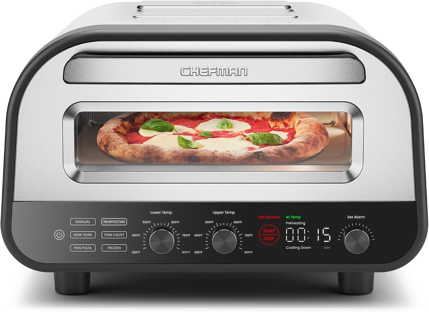 CHEFMAN Stainless Steel Indoor Pizza Oven - Lowest Ever highliy rated